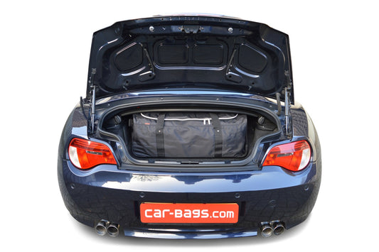 Reistassenset BMW Z4 (E85 - E86) 2002-2009 (Zowel met de cabriokap open als dicht passen alle tassen in de kofferruimte)