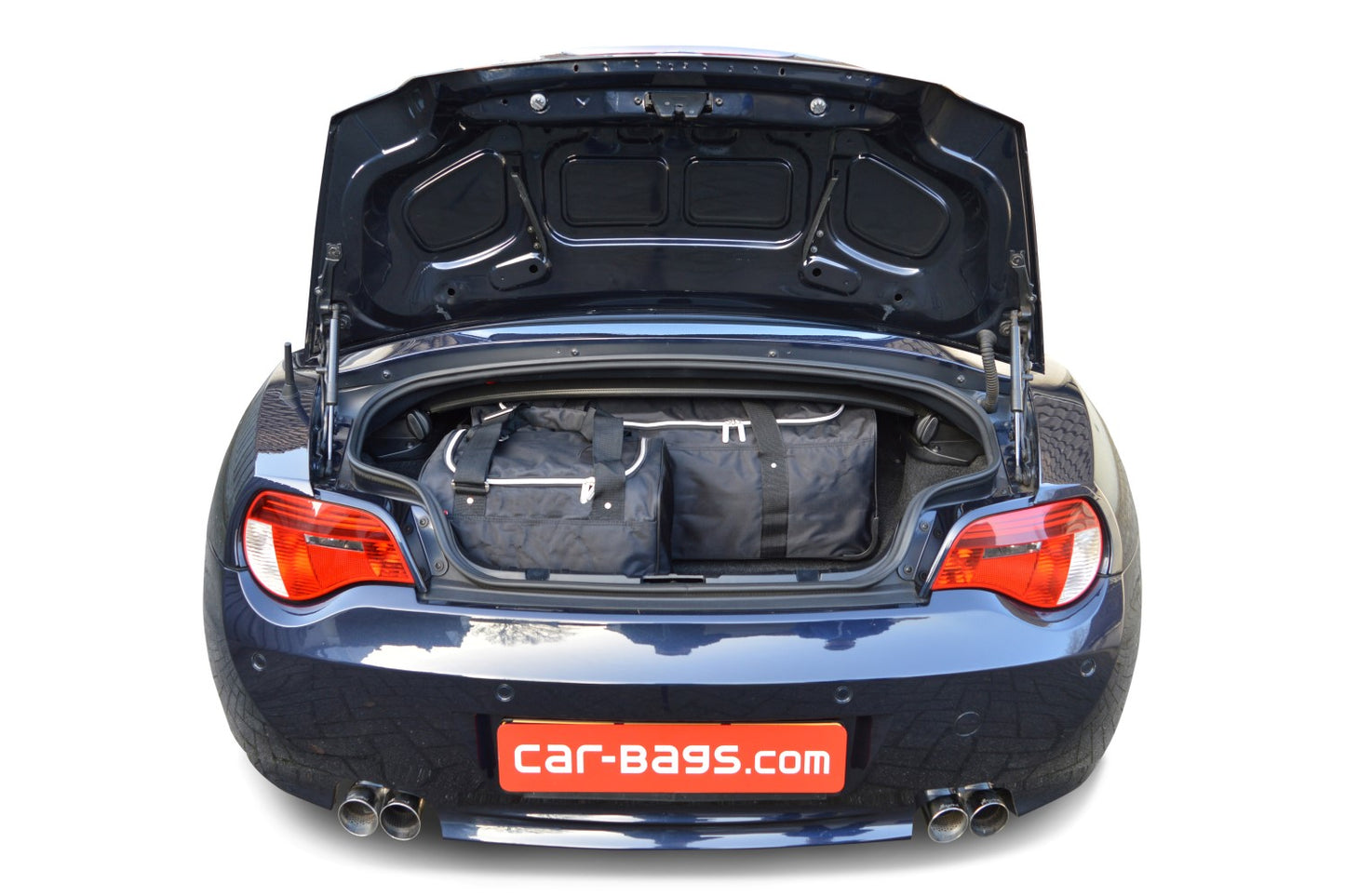 Reistassenset BMW Z4 (E85 - E86) 2002-2009 (Zowel met de cabriokap open als dicht passen alle tassen in de kofferruimte)