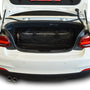 Reistassenset BMW 2 Serie Cabriolet (F23) 2014-2021 (1 trolleytas met expansierits. Zowel met de cabriokap open als dicht passen alle tassen in de kofferruimte)