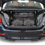 Reistassenset BMW 4 Serie Cabriolet (F33) 2013-2020 (Met de cabriokap open passen er 2 trolleytassen en 1 reistas in de kofferruimte)