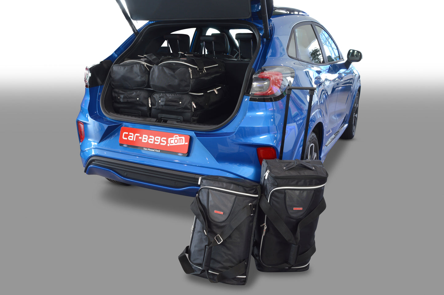 Reistassenset Ford Puma 2019-heden (Verstelbare laadvloer in bovenste stand)