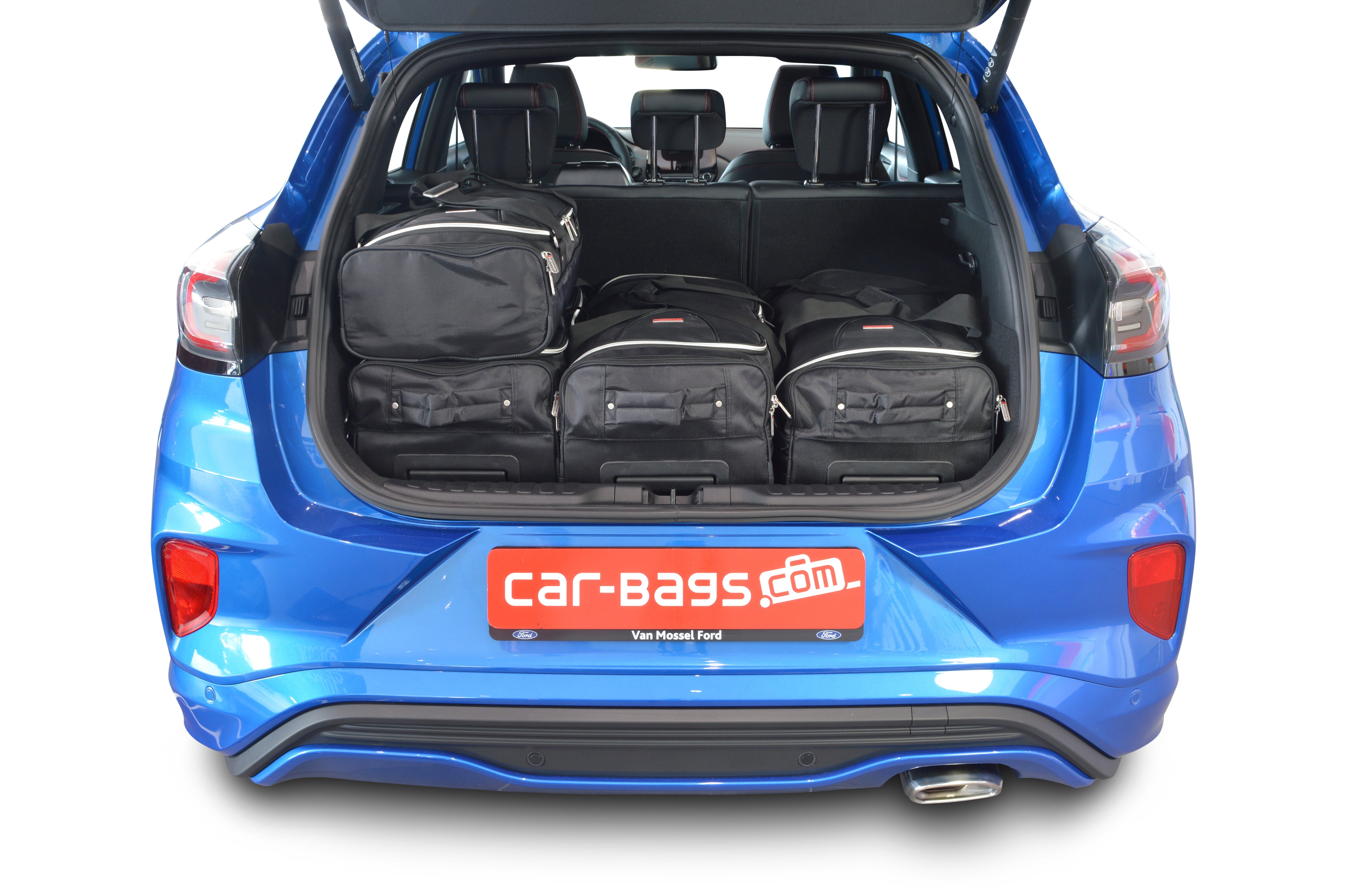 Reistassenset Ford Puma 2019-heden (Verstelbare laadvloer in bovenste stand)