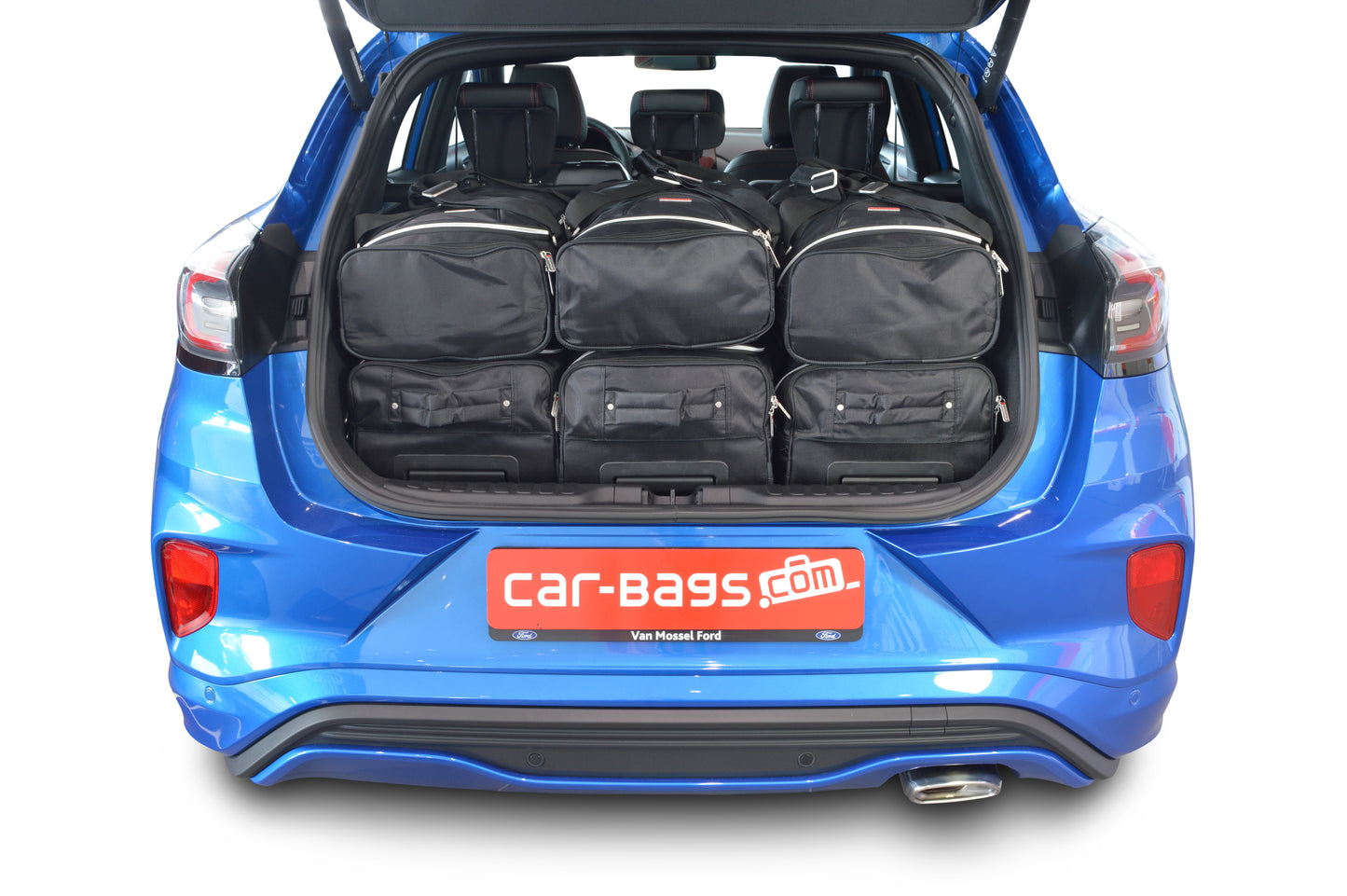 Reistassenset Ford Puma 2019-heden (Verstelbare laadvloer in bovenste stand)
