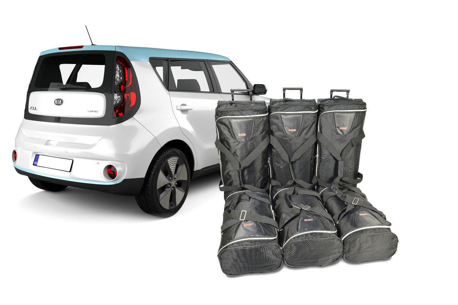 Reistassenset Kia e-Soul (SK3) 2019- 5-deurs hatchback (Trolleytassen met expansierits)