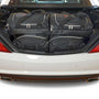 Reistassenset Mercedes SLK (R171) 2004-2010 (Met de cabriokap open passen er 2 trolleytassen en 1 reistas in de kofferruimte)