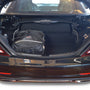 Reistassenset Mercedes SLK - SLC (R172) 2011-2020 (Met de cabriokap open passen er 2 trolleytassen en 1 reistas in de kofferruimte)