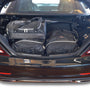 Reistassenset Mercedes SLK - SLC (R172) 2011-2020 (Met de cabriokap open passen er 2 trolleytassen en 1 reistas in de kofferruimte)