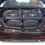 Reistassenset Mercedes SLK - SLC (R172) 2011-2020 (Met de cabriokap open passen er 2 trolleytassen en 1 reistas in de kofferruimte)