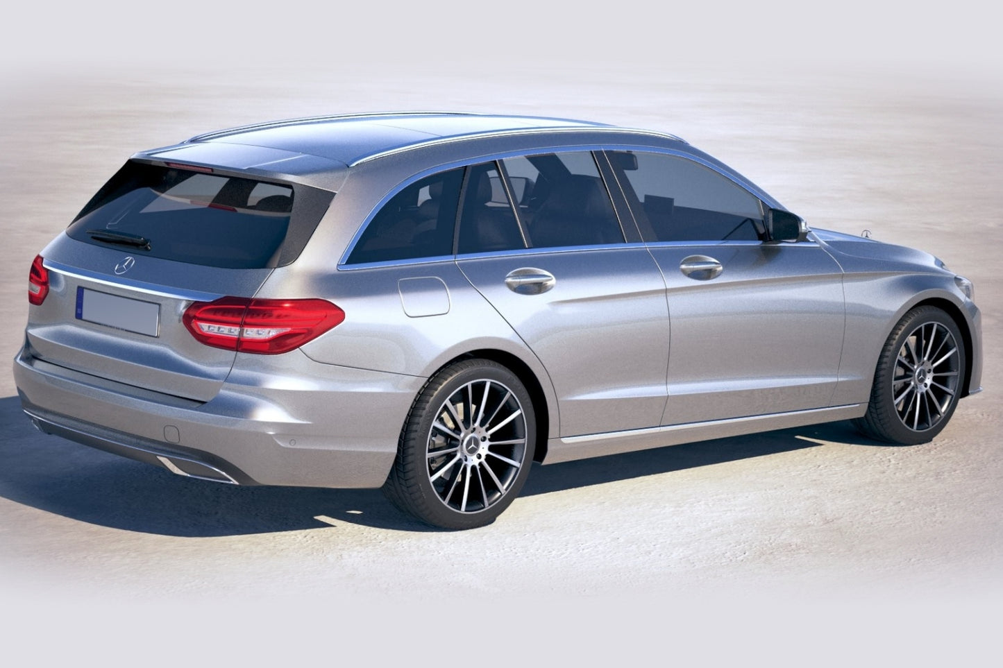 Reistassenset Mercedes C-Klasse estate (S205) 2019-2021 wagon (Alleen voor Plug-In Hybrid. Alleen voor facelift)
