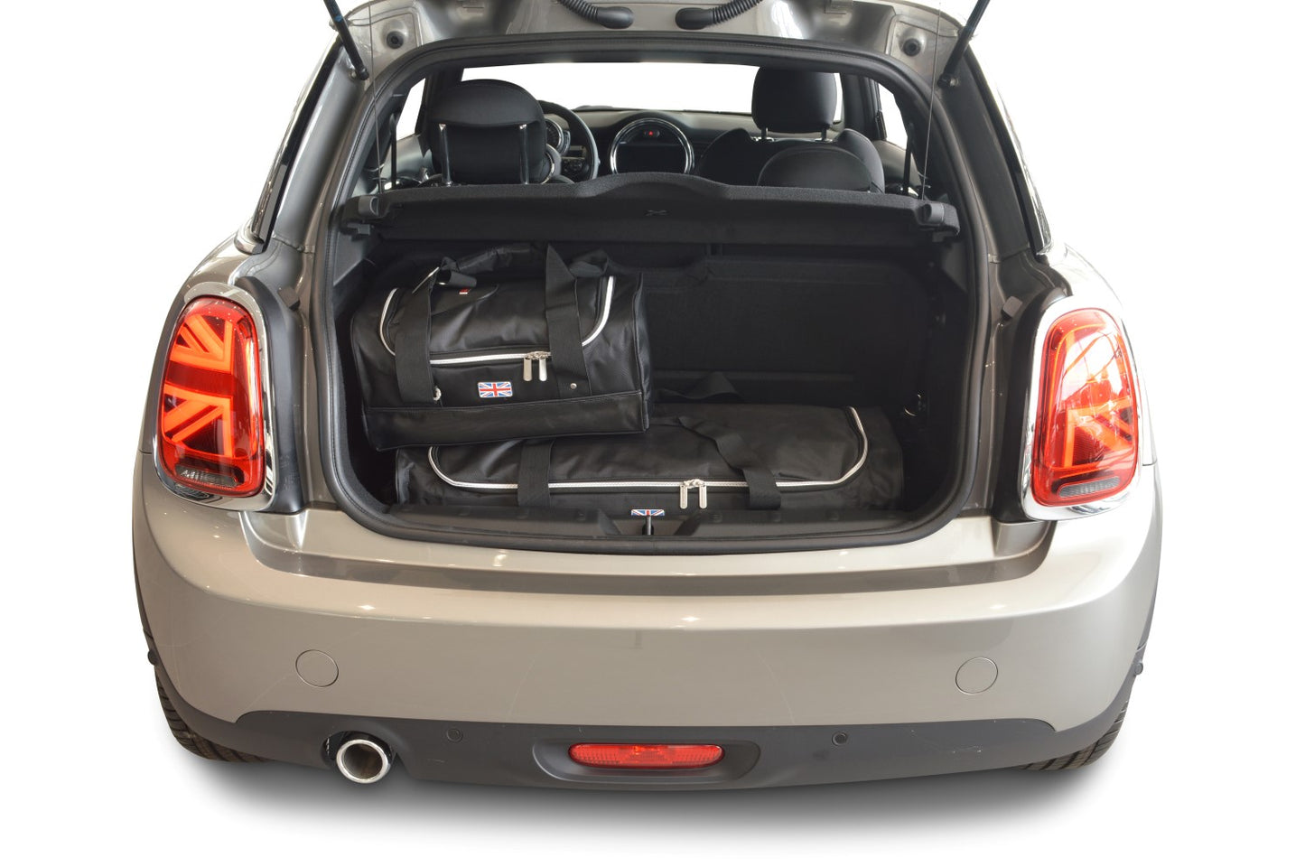 Reistassenset Mini One - Cooper (F56 - Mk III) 2014-heden 3-deurs hatchback (Met Britse vlag logo. Incl. SE Electric)