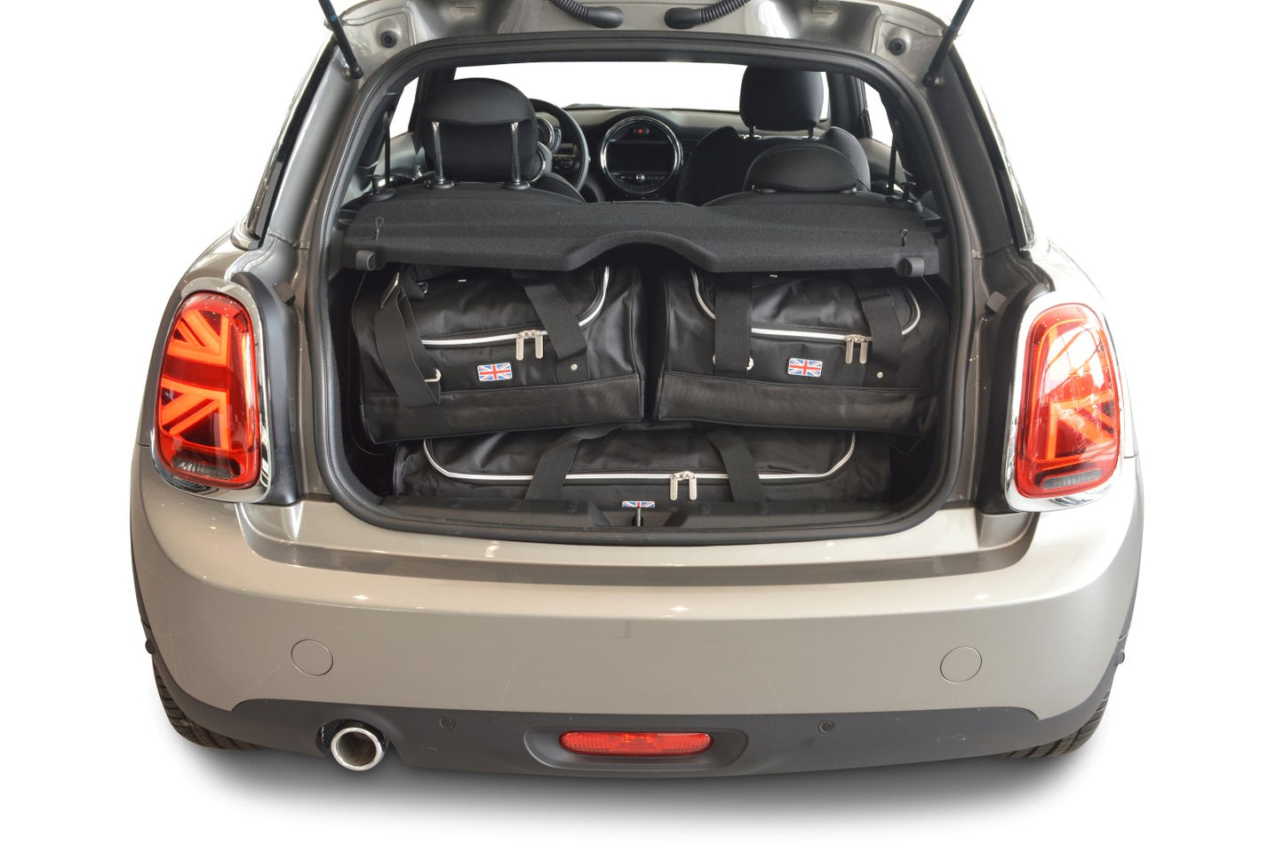 Reistassenset Mini One - Cooper (F56 - Mk III) 2014-heden 3-deurs hatchback (Met Britse vlag logo. Incl. SE Electric)
