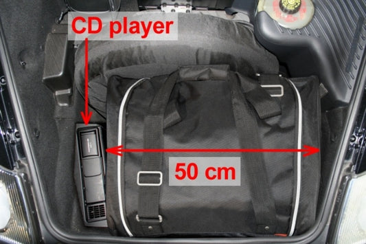 Reistassenset Porsche 911 (997) 2004-2012 (2WD + 4WD. Met CD-wisselaar in de bagageruimte)