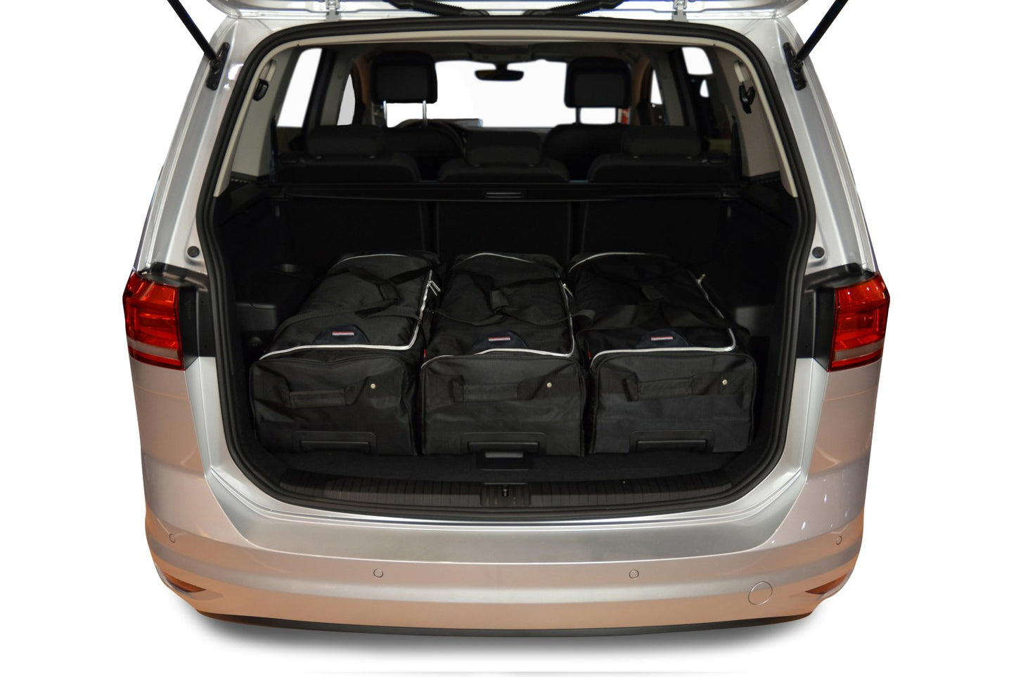 Reistassenset Volkswagen Touran (5T) 2015-heden (5 zits en voor de 7-zitter met 3e zitrij neergeklapt)