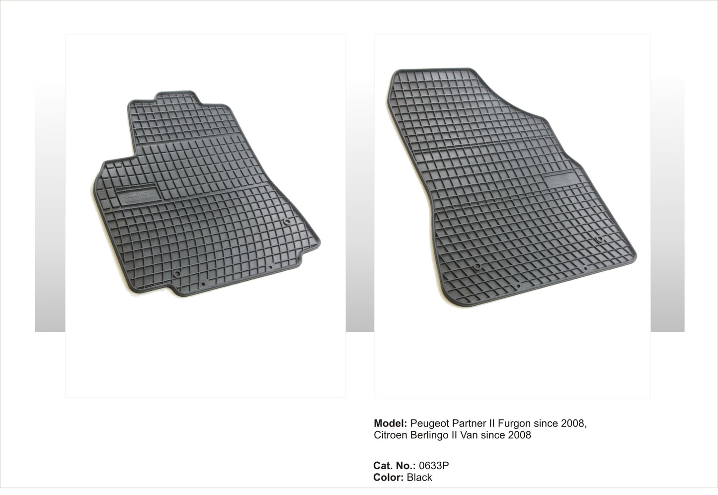 Rubbermatten Citroen Berlingo Bestelwagen (2008-2018) - Frogum