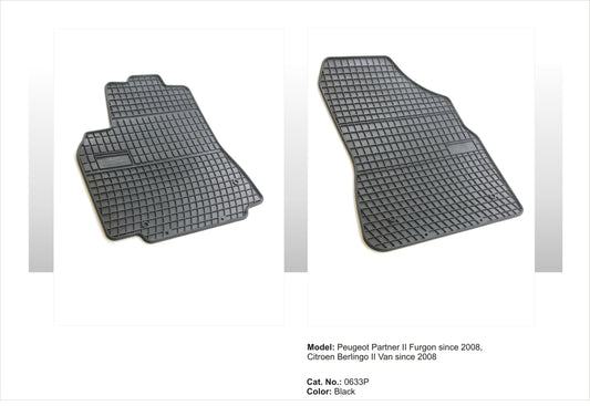 Rubbermatten Citroen Berlingo Bestelwagen (2008-2018) - Frogum
