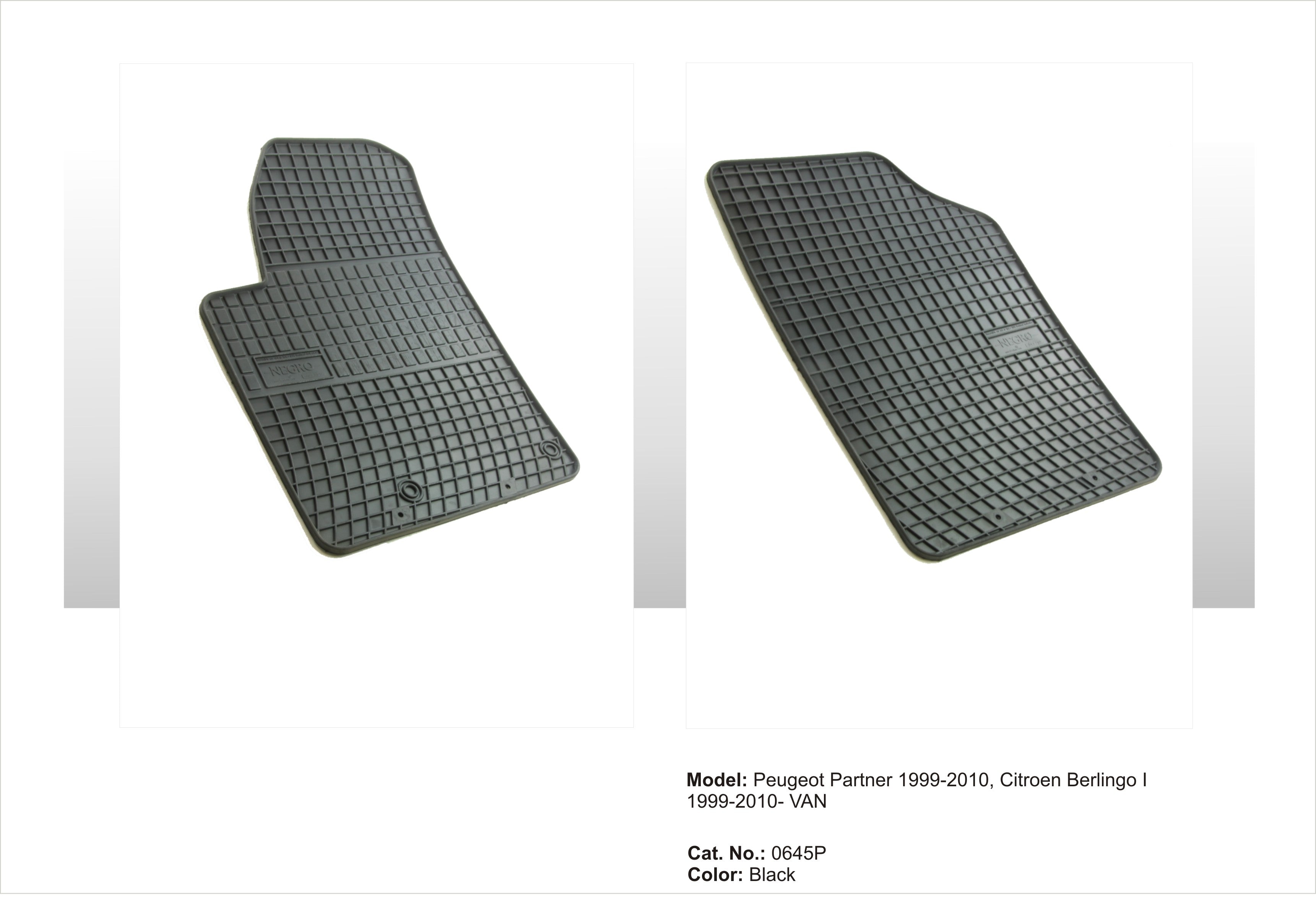 Rubbermatten Citroen Berlingo Multispace mpv (1997-2008) - Frogum