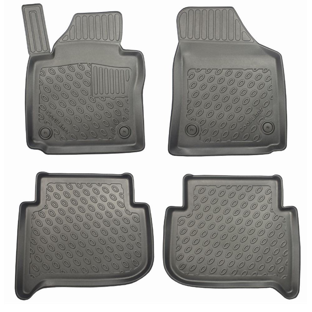Rubbermatten Volkswagen Touran mpv (2003-2010) - 3D Schaalmatten