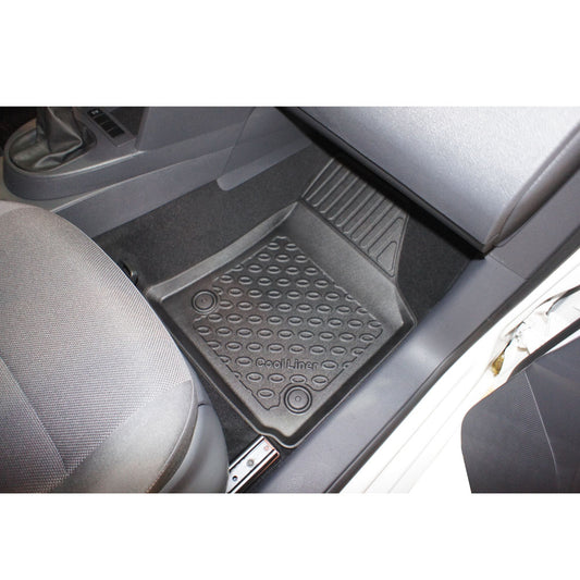Rubbermatten Volkswagen Caddy Combi - Life mpv (2004-2015) - 3D Schaalmatten