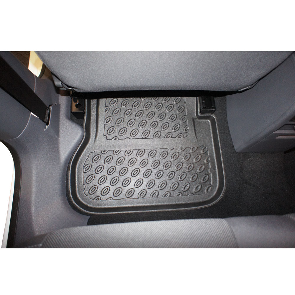 Rubbermatten Volkswagen Caddy Combi - Life mpv (2004-2015) - 3D Schaalmatten