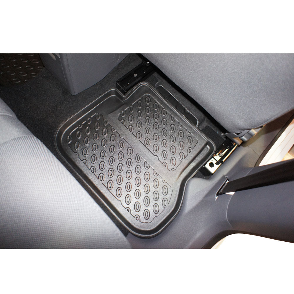 Rubbermatten Volkswagen Caddy Combi - Life mpv (2004-2015) - 3D Schaalmatten