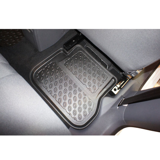 Rubbermatten Volkswagen Caddy Combi - Life mpv (2004-2015) - 3D Schaalmatten