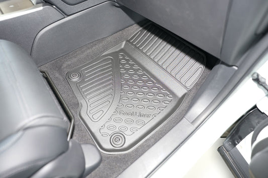 Schaalmatten Interieur - Honda CR-V (past ook in Hybrid e:HEV) 2018-heden (complete set voor de 1e en 2e zitrij) (complete set voor en achter) - Schaalmatten 3D