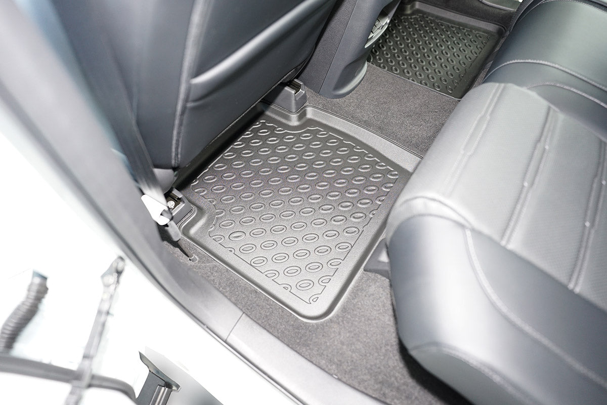 Schaalmatten Interieur - Honda CR-V (past ook in Hybrid e:HEV) 2018-heden (complete set voor de 1e en 2e zitrij) (complete set voor en achter) - Schaalmatten 3D
