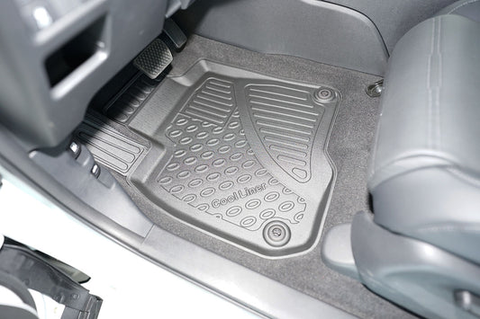 Schaalmatten Interieur - Honda CR-V (past ook in Hybrid e:HEV) 2018-heden (complete set voor de 1e en 2e zitrij) (complete set voor en achter) - Schaalmatten 3D