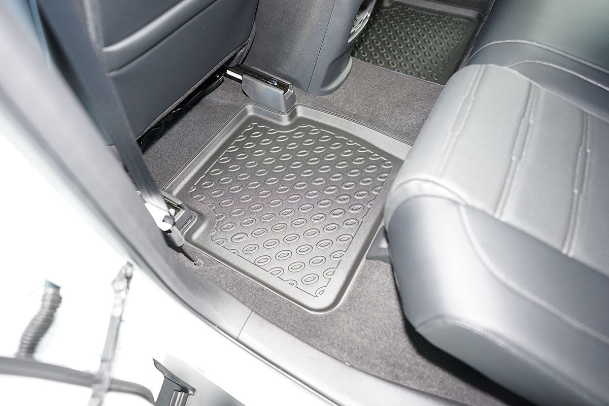 Schaalmatten Interieur - Honda CR-V (past ook in Hybrid e:HEV) 2018-heden (complete set voor de 1e en 2e zitrij) (complete set voor en achter) - Schaalmatten 3D