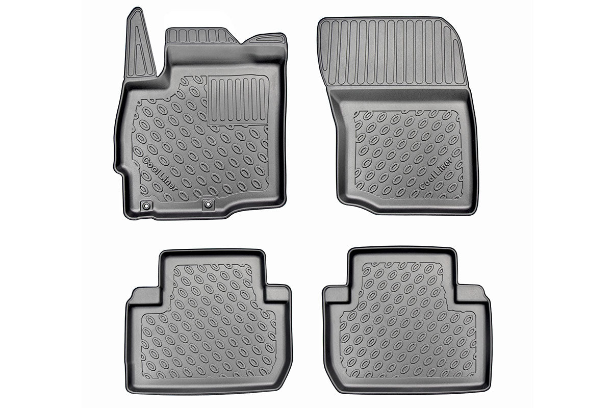 Rubbermatten Mitsubishi Outlander III -  NIET-PHEV 5 deurs SUV (2013-2021) - 3D Schaalmatten