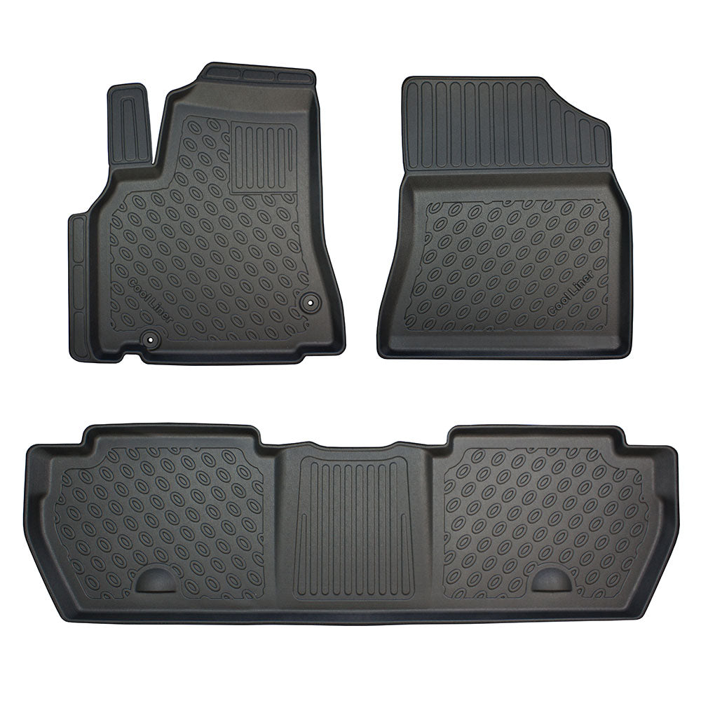 Rubbermatten Peugeot Partner Tepee mpv (2008-2018) - 3D Schaalmatten