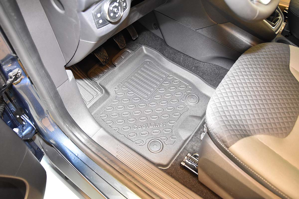 Rubbermatten Ford Tourneo Courier mpv (2014-2023) - 3D Schaalmatten