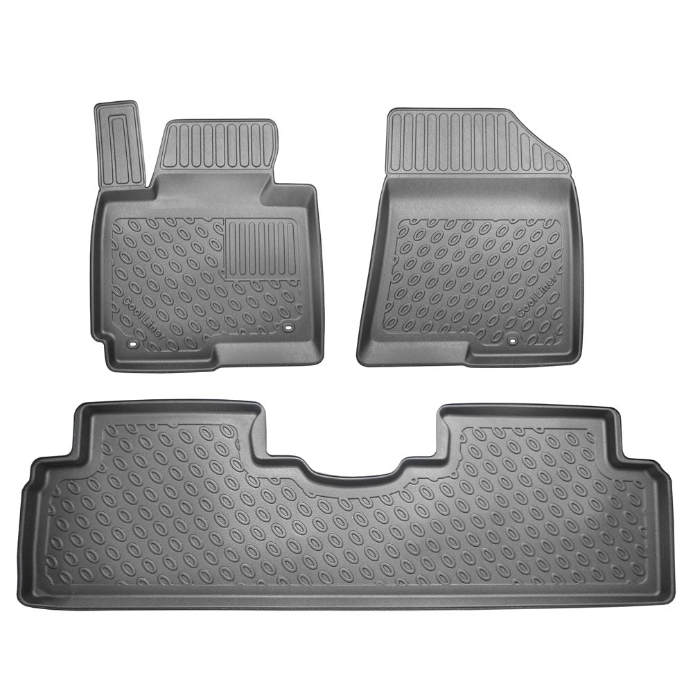 Rubbermatten Kia Carens mpv (2013-2018) - 3D Schaalmatten