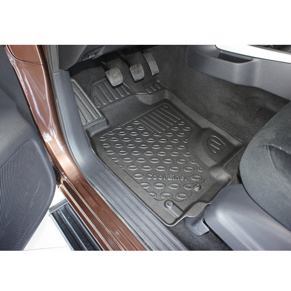 Rubbermatten Nissan Navara Double Cab pick-up (2015-Heden) - 3D Schaalmatten