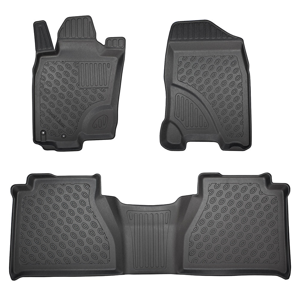 Rubbermatten Nissan Navara Double Cab pick-up (2015-Heden) - 3D Schaalmatten