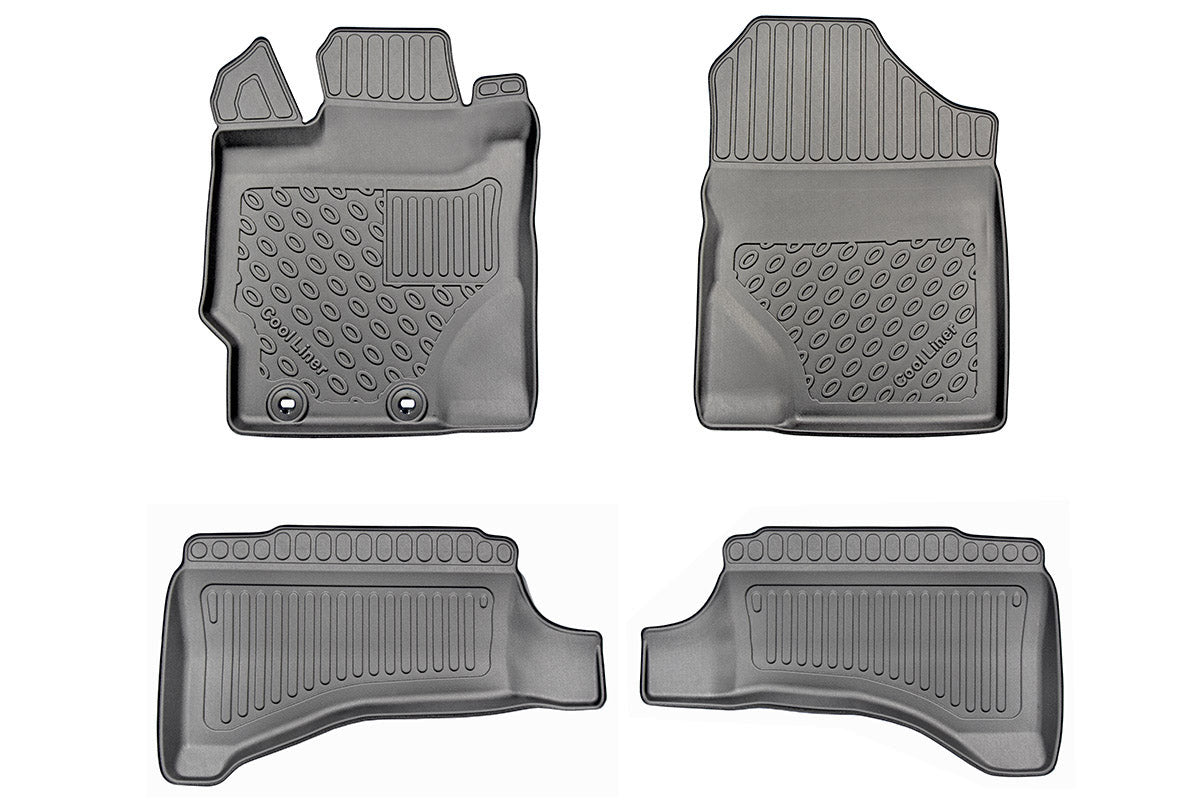 Rubbermatten Toyota Yaris (hybride) hatchback (2011-2014) - 3D Schaalmatten