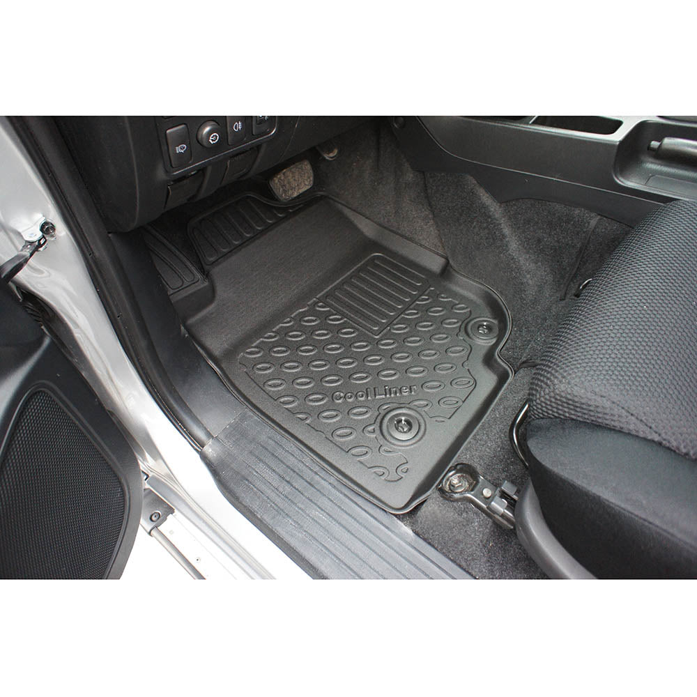 Rubbermatten Toyota Hi-Lux pick-up (2006-2016) - 3D Schaalmatten