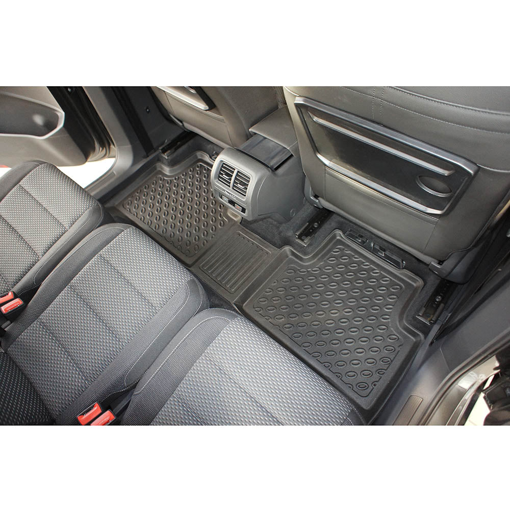 Rubbermatten Volkswagen Touran mpv (2015-Heden) - 3D Schaalmatten