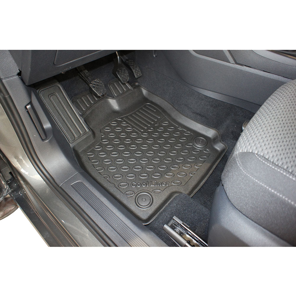 Rubbermatten Volkswagen Touran mpv (2015-Heden) - 3D Schaalmatten