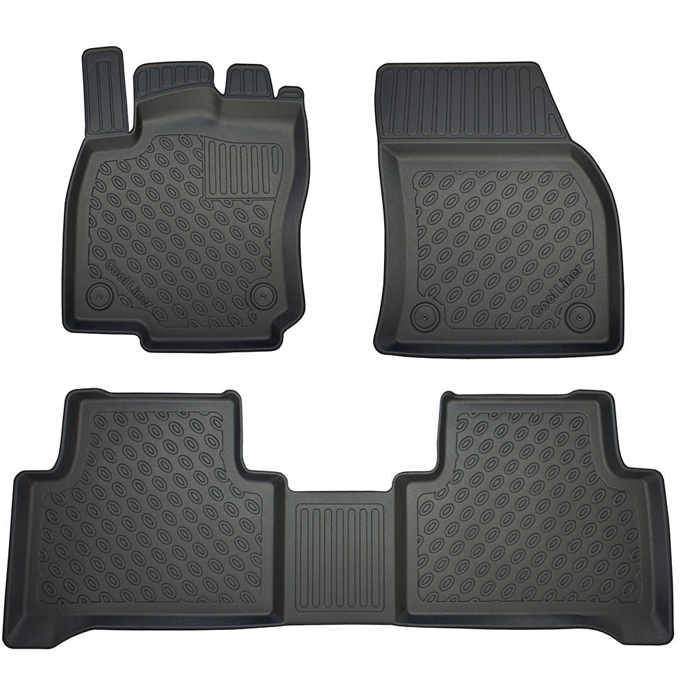 Rubbermatten Volkswagen Touran mpv (2015-Heden) - 3D Schaalmatten