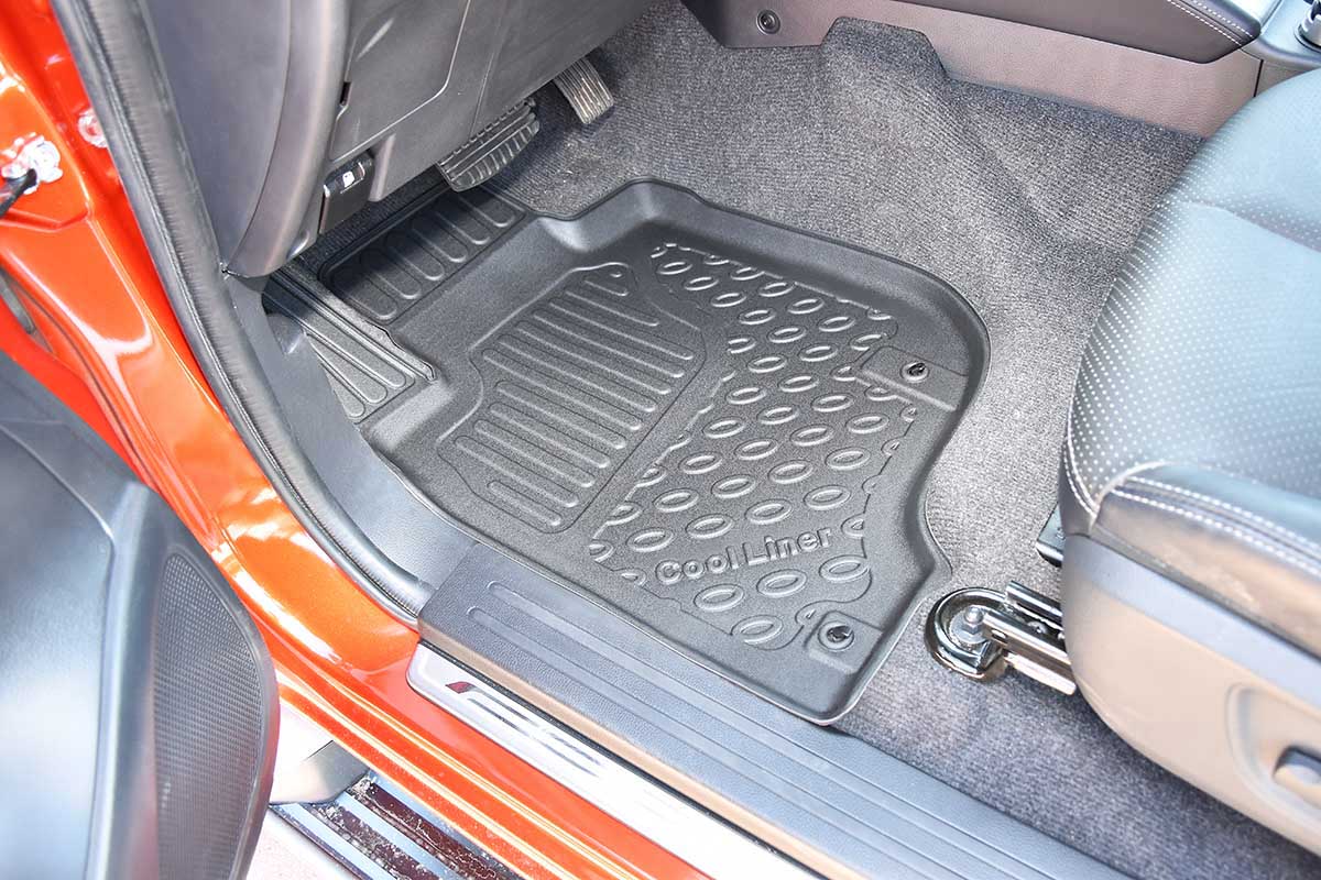 Rubbermatten Mitsubishi L200 pick-up (2016-2023) - 3D Schaalmatten