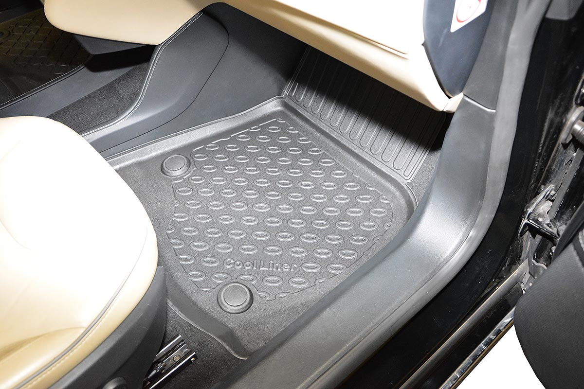Rubbermatten Tesla Model S hatchback (2012-Heden) - 3D Schaalmatten
