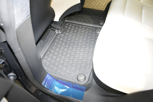Rubbermatten Tesla Model S hatchback (2012-Heden) - 3D Schaalmatten