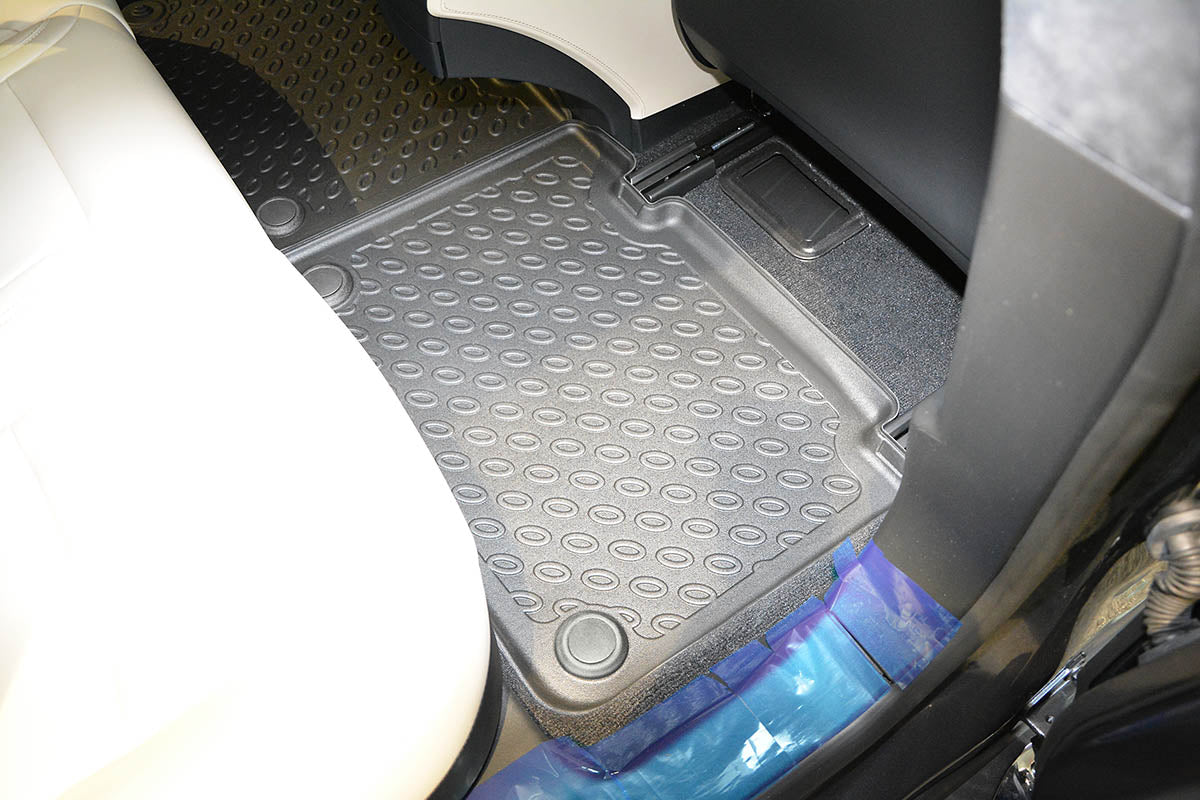 Rubbermatten Tesla Model S hatchback (2012-Heden) - 3D Schaalmatten