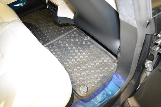 Rubbermatten Tesla Model S hatchback (2012-Heden) - 3D Schaalmatten