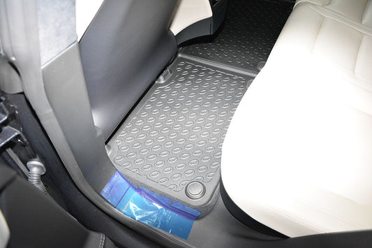Rubbermatten Tesla Model S hatchback (2012-Heden) - 3D Schaalmatten