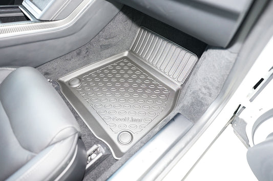 Rubbermatten Tesla Model S hatchback (2012-Heden) - 3D Schaalmatten