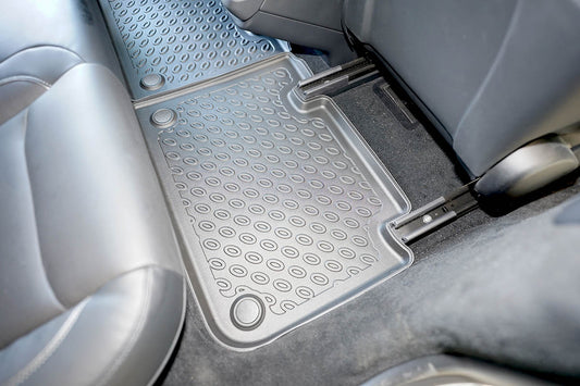 Rubbermatten Tesla Model S hatchback (2012-Heden) - 3D Schaalmatten