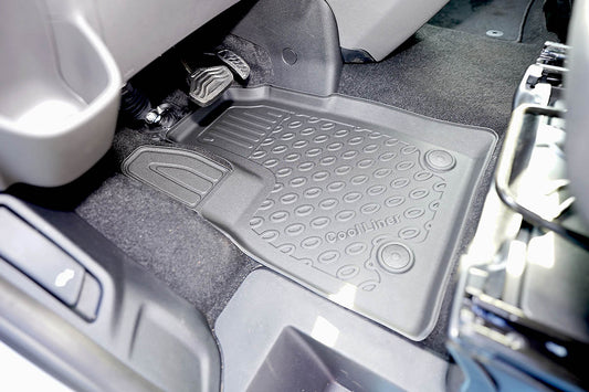 Rubbermatten Ford Tourneo Custom mpv (2013-2023) - 3D Schaalmatten