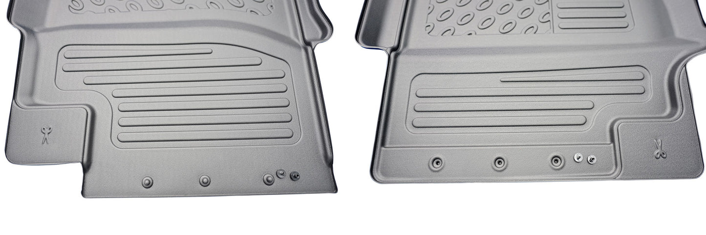 Rubbermatten Fiat Ducato Bestelwagen (2006-Heden) - 3D Schaalmatten